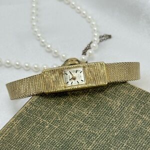 Slender Gold Vintage Seiko Wind-Up Watch